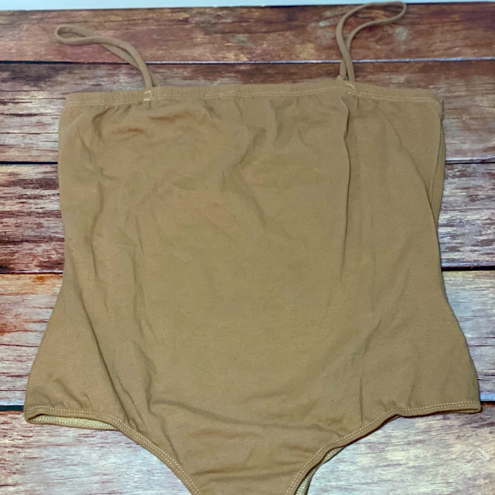 Priceless Body Suit in tan
